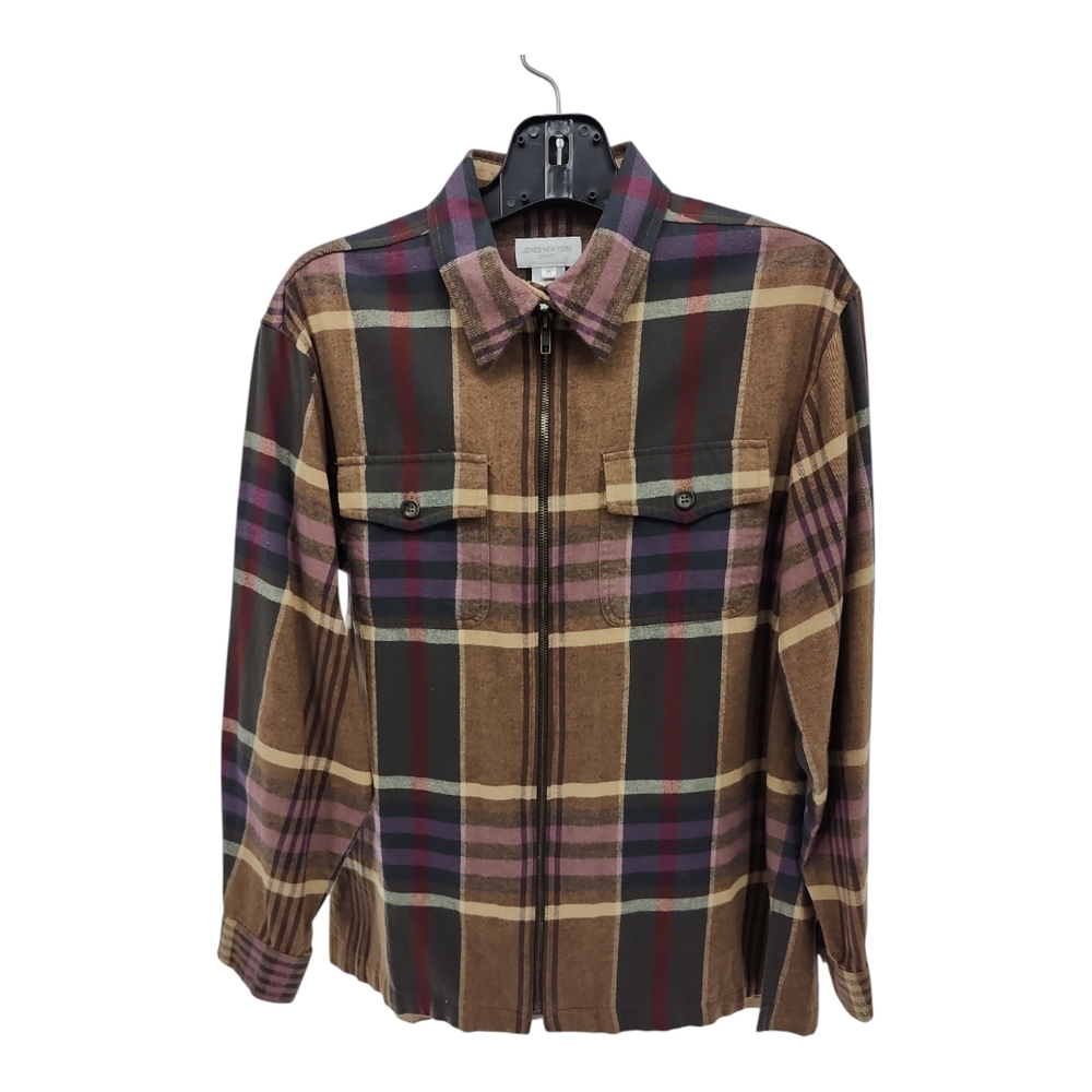 Men's Plaid Jacket/Overshirt - Multicolor